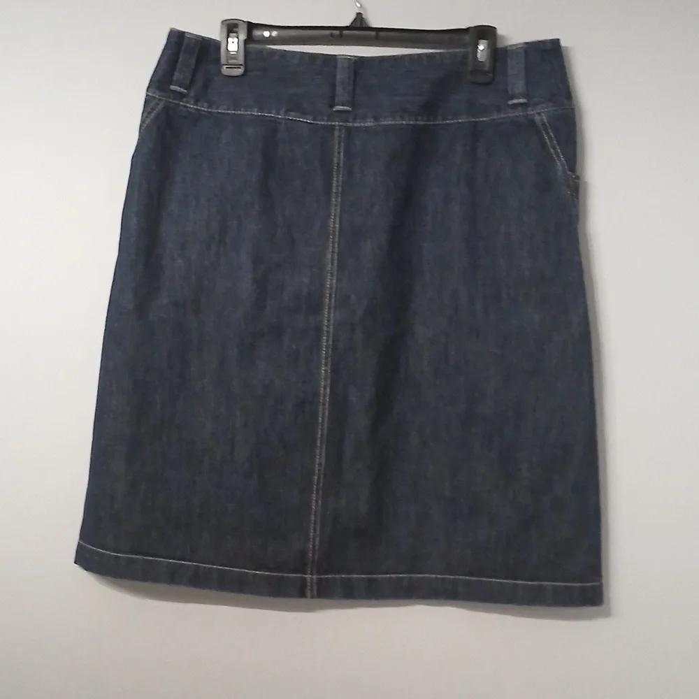 Eddie Bauer Denim Skirt, Gentle Used, Excellent Conditions Sz 12